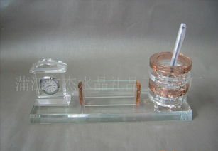 璀璨之选 厂家直销水晶办公礼品三件套全面解析